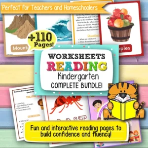 Reading Kindergarten Worksheets – 110+ Printable Pages for Early Literacy Development