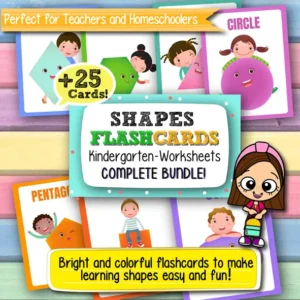 Shapes Flashcards for Kindergarten – 25+ Printable Cards for Early Learning and Shape Recognition