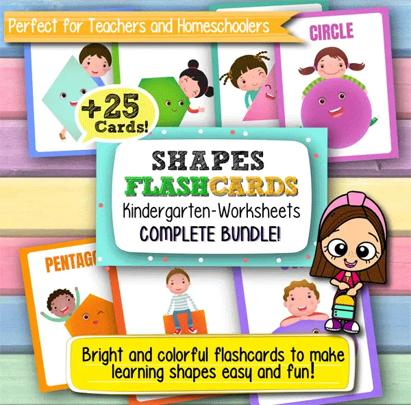 Shapes Flashcards for Kindergarten – 25+ Printable Cards for Early Learning and Shape Recognition