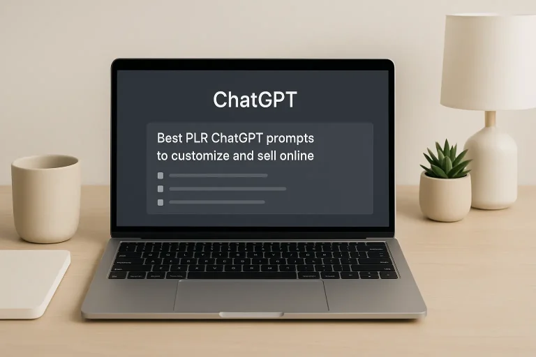 Best PLR ChatGPT prompts to customize and sell online
