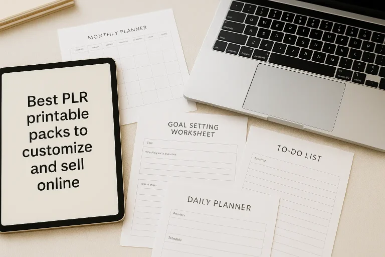 Best PLR printable packs to customize and sell online