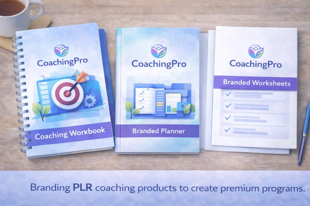 Branding PLR coaching products to create premium programs