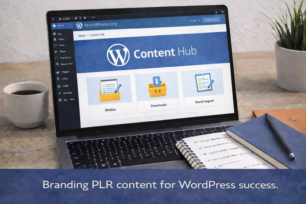 Branding PLR content for WordPress success