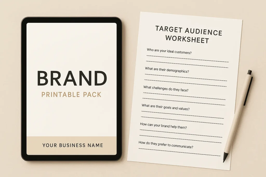 Branding PLR printable packs to stand out in a crowded market