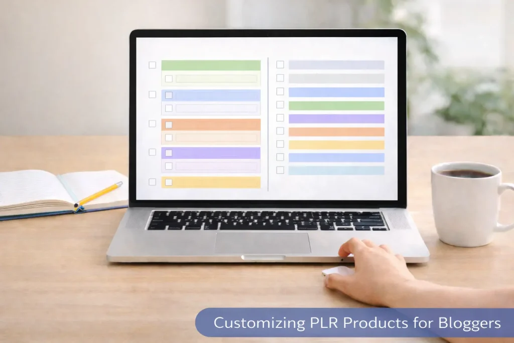 Customizing PLR for bloggers for resale