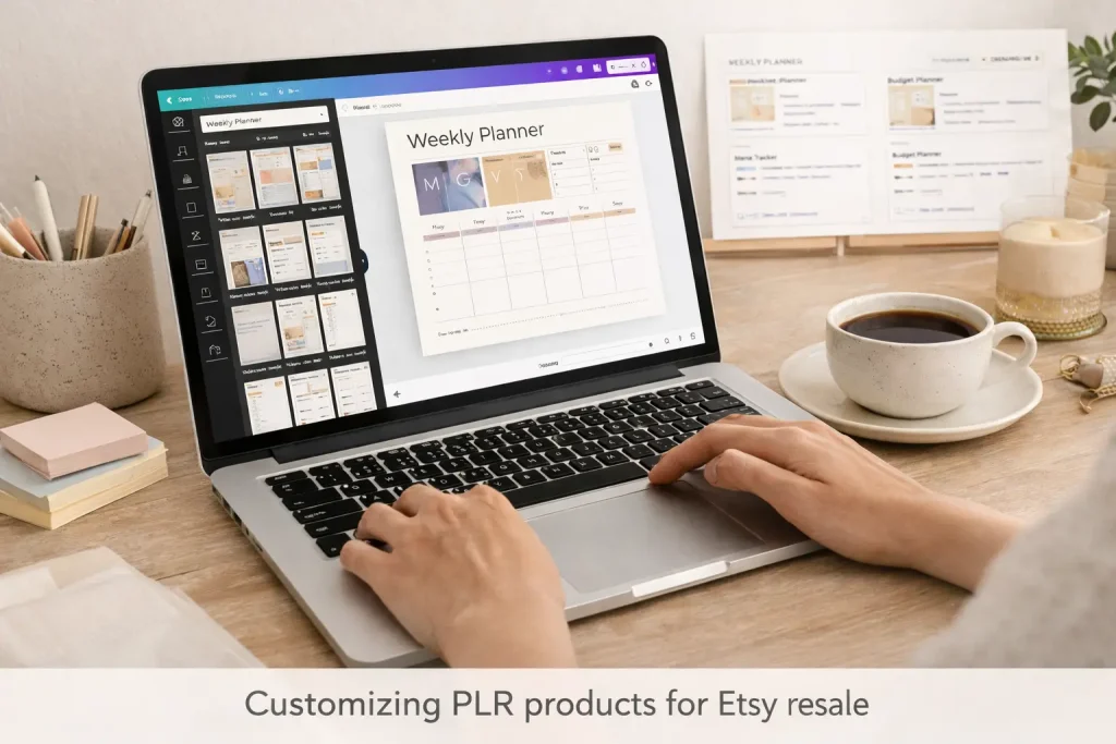 Customizing PLR products for Etsy resale