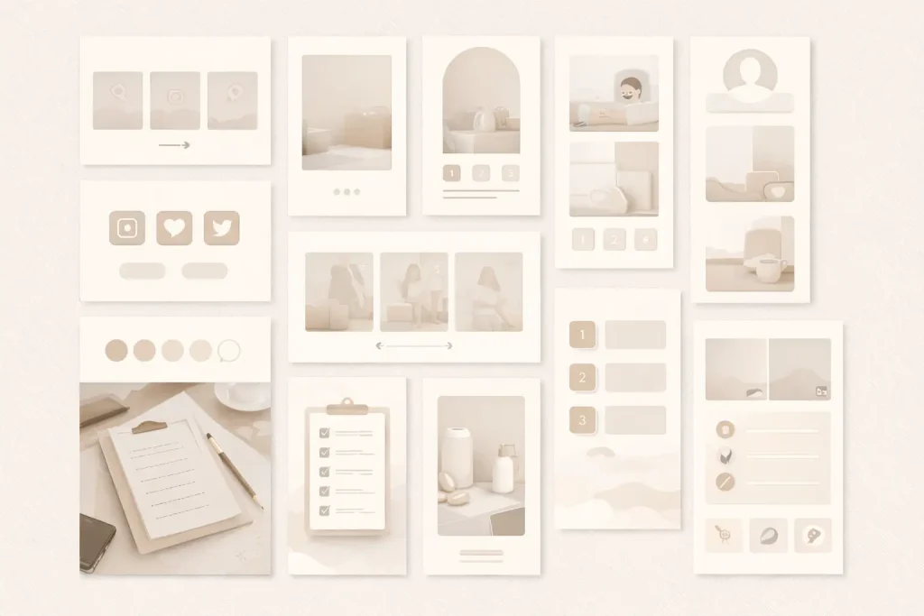 Different types of PLR social media templates to sell online