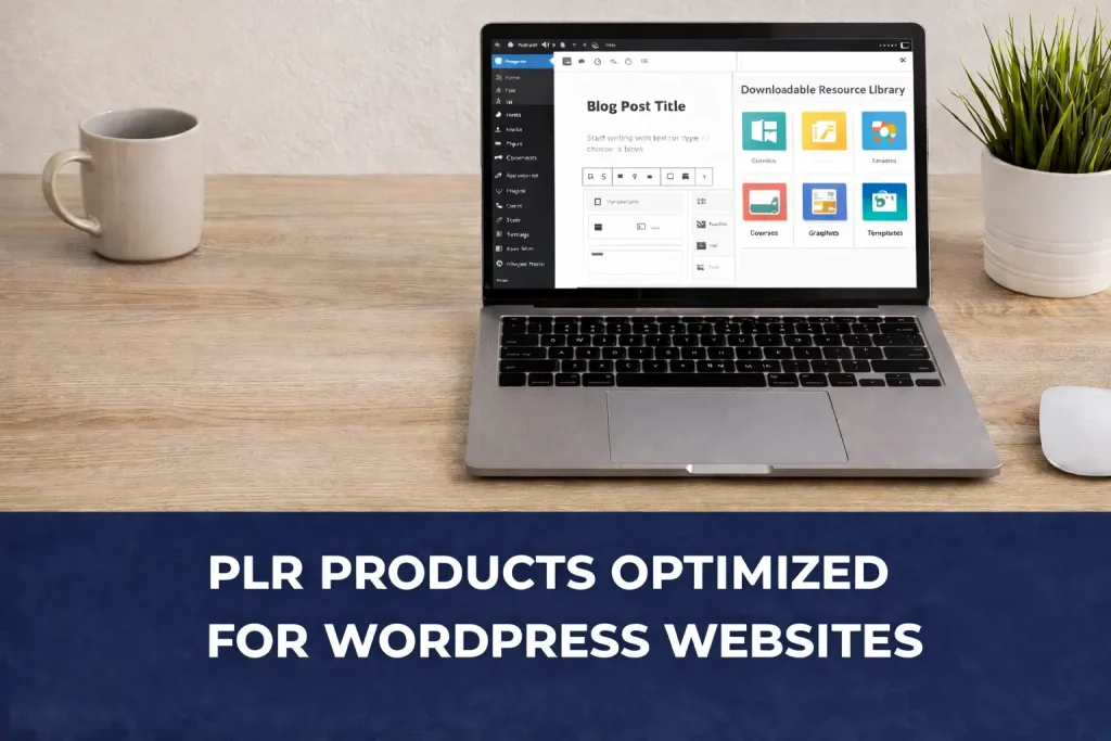 PLR products optimized for WordPress websites