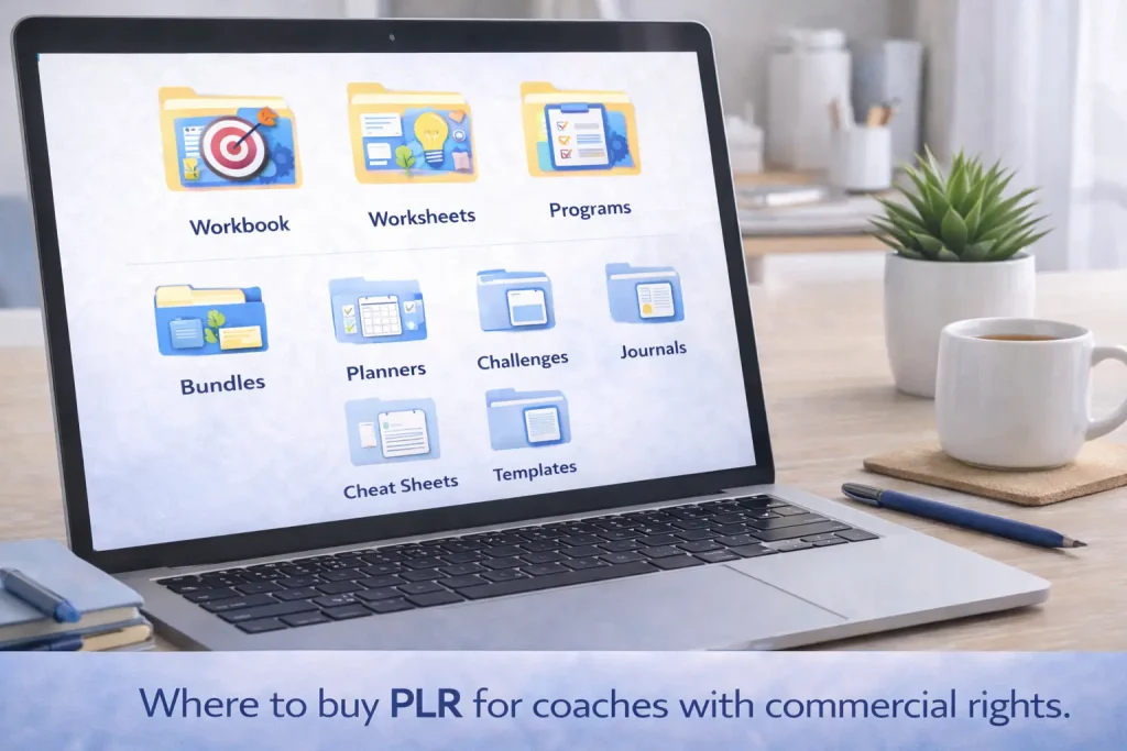 Where to buy PLR for coaches with commercial rights
