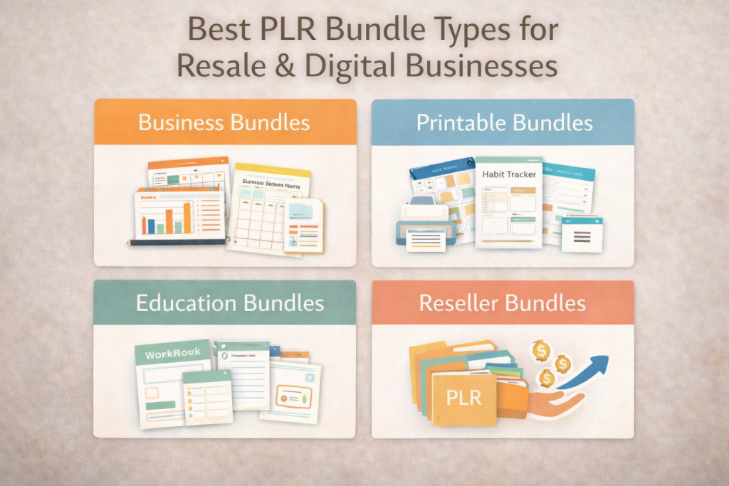 Best PLR bundle types for resale and digital businesses