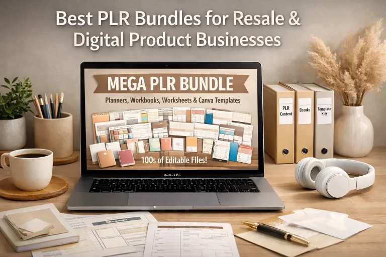 Best PLR bundles for resale and digital product businesses
