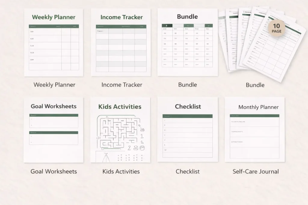 Best PLR product types for printables sellers