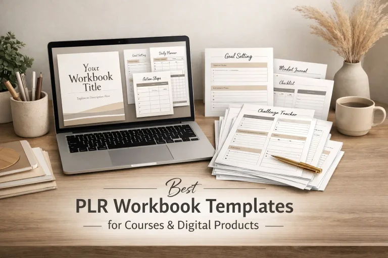 Best PLR workbook templates for courses and digital products