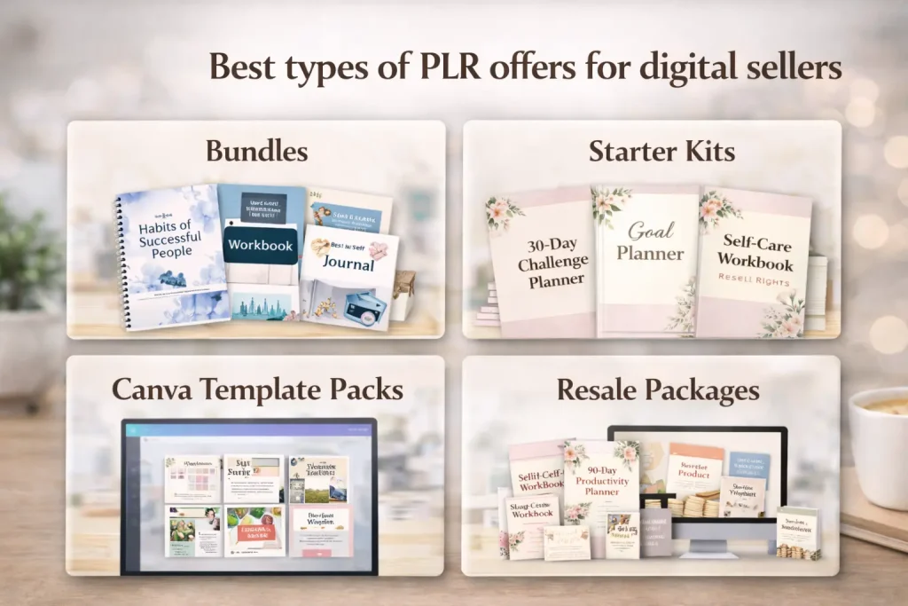 Best types of PLR offers for digital sellers