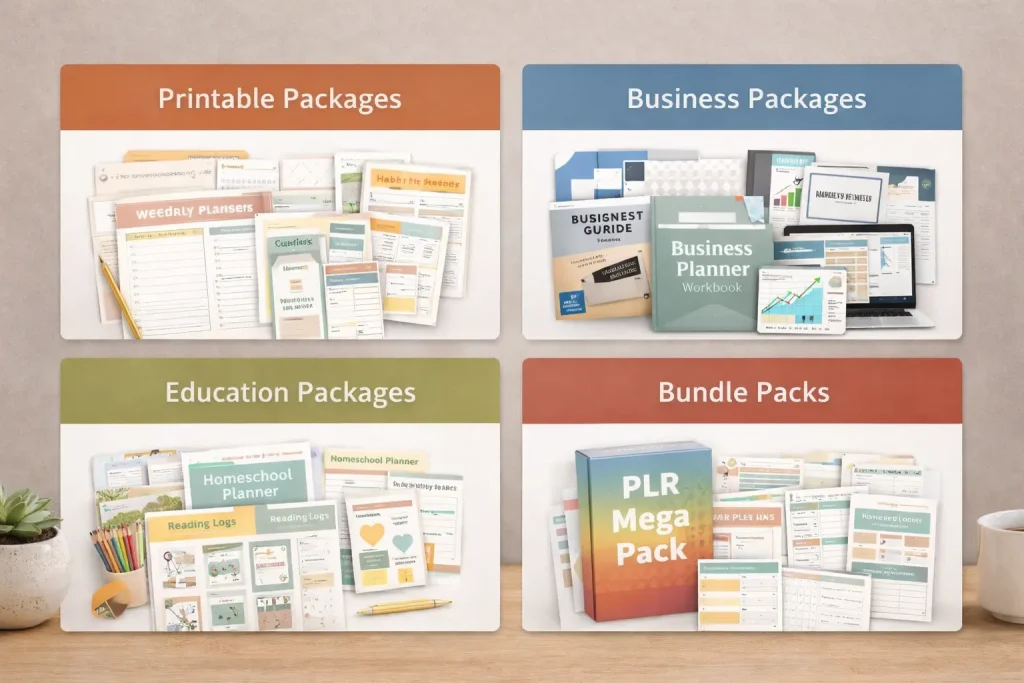 Best types of PLR packages for resale