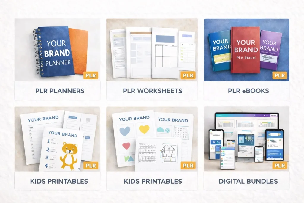 Best types of PLR products to sell on Etsy