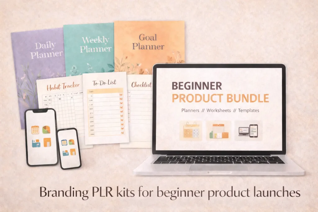 Branding PLR kits for beginner product launches