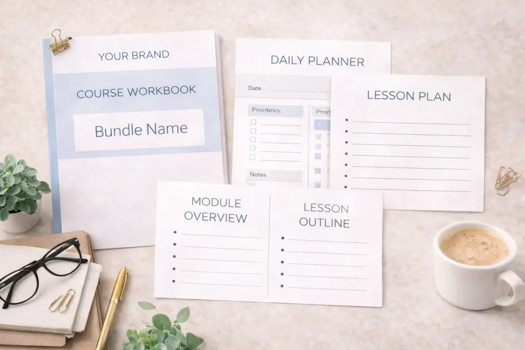 Branding PLR materials to create premium online courses