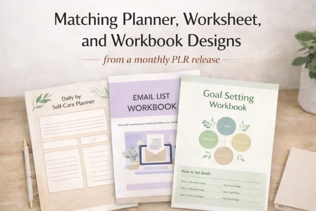 Consistent design across PLR subscription content