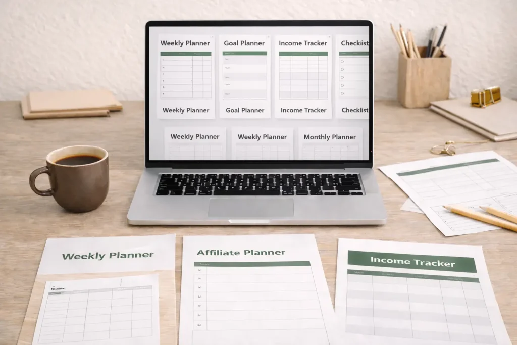 Editable PLR printables with clean design