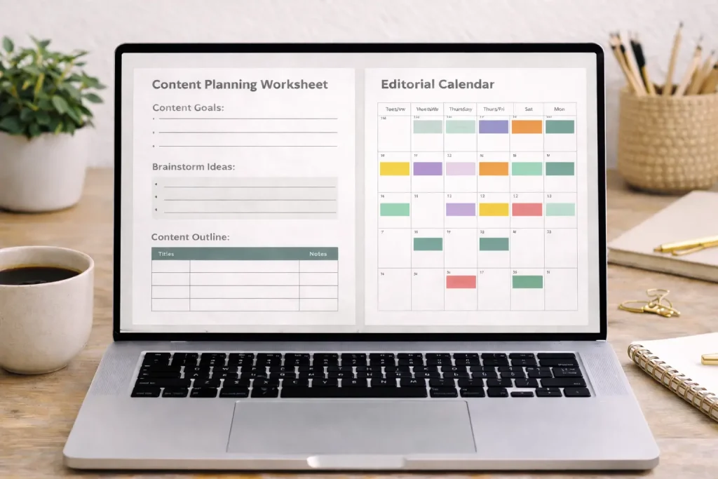 Editable PLR templates for content planning and creation