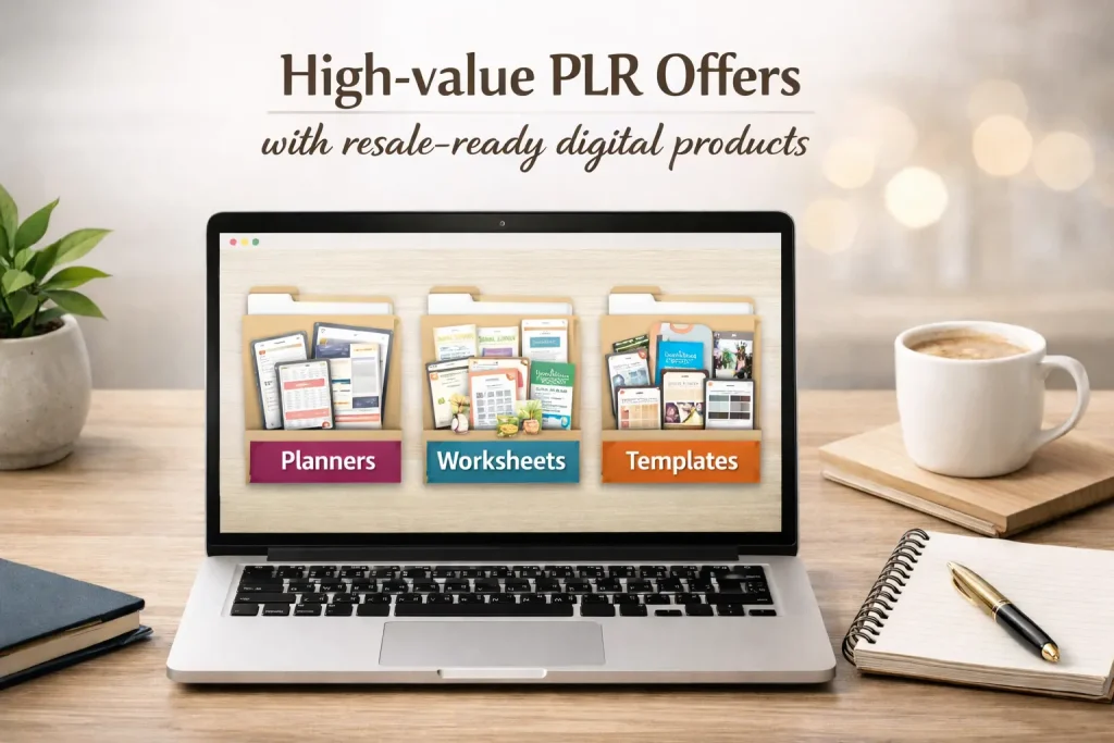 High-value PLR offers with resale-ready digital products