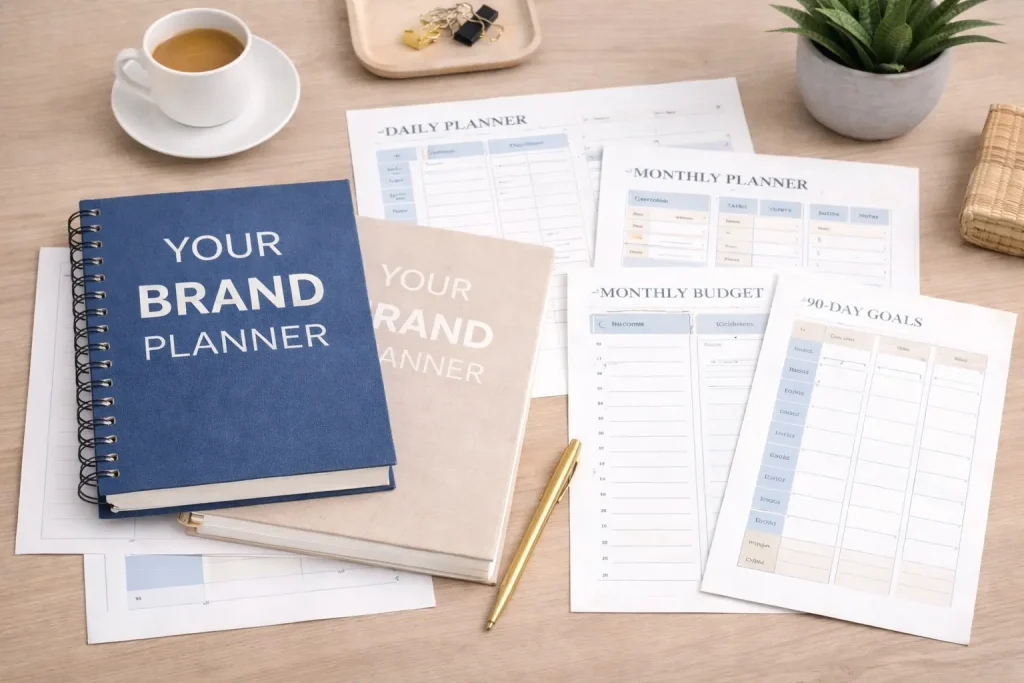 Modern PLR design that builds trust for new online businesses