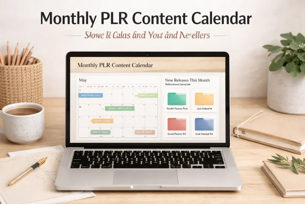Monthly PLR subscription delivering fresh digital products