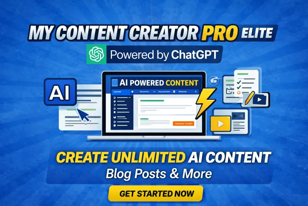 My Content Creator Pro Elite Powered by ChatGPT WordPress Plugin