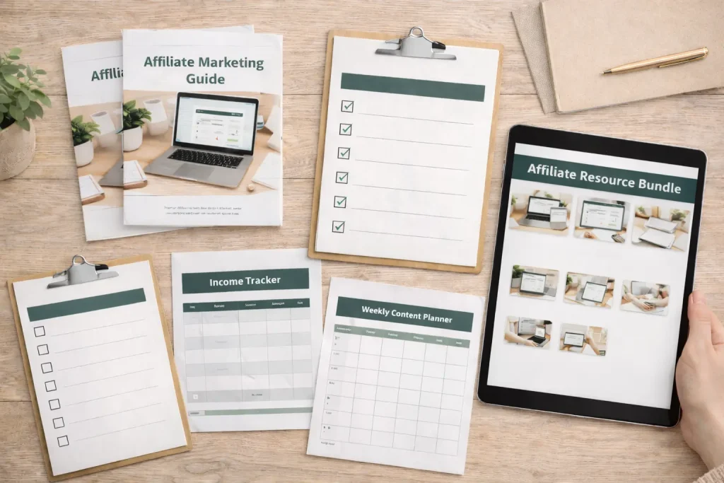 PLR affiliate bundles and lead magnet assets