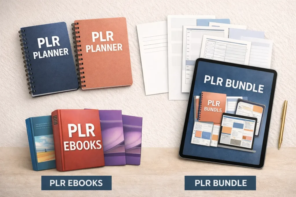 PLR bundles designed for resale