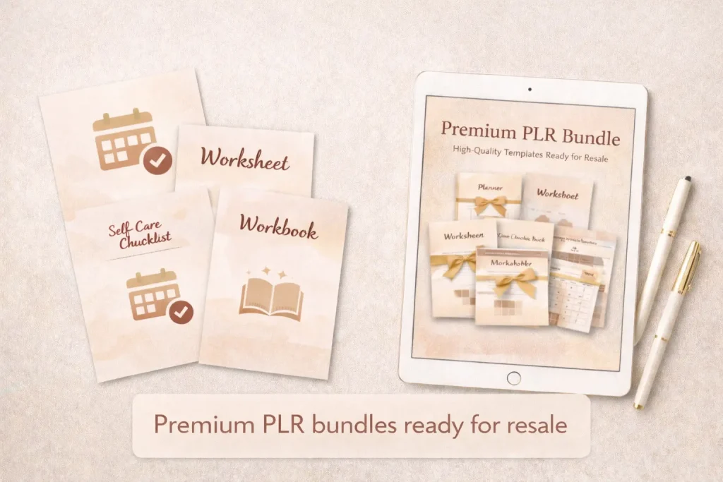 Premium PLR bundles ready for resale