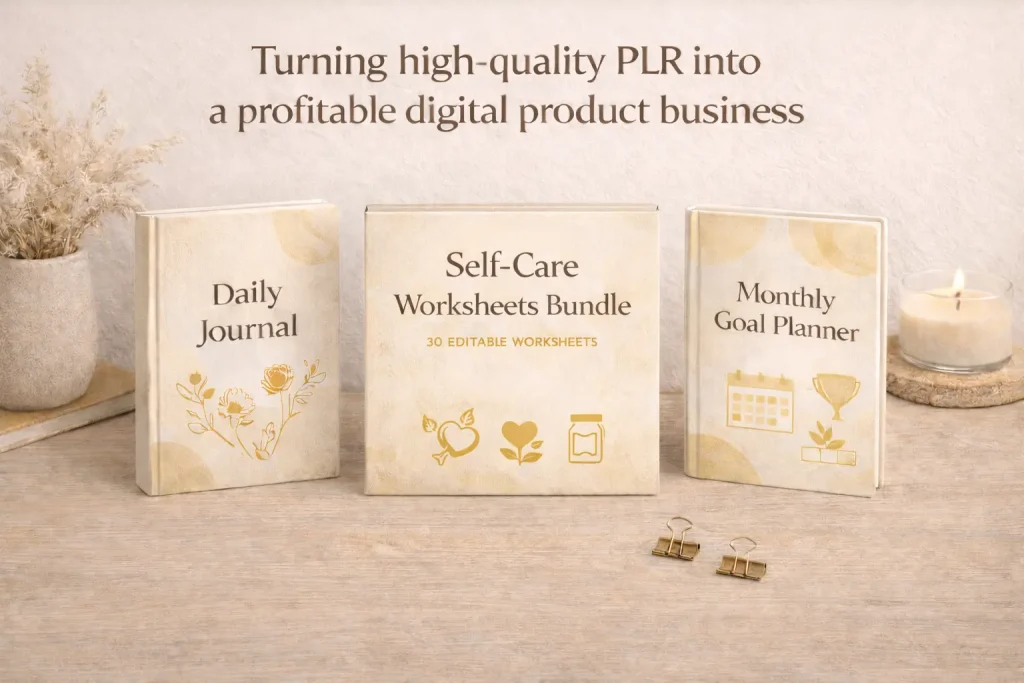 Turning high-quality PLR into a profitable digital product business