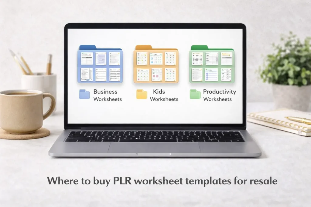 Where to buy PLR worksheet templates for resale