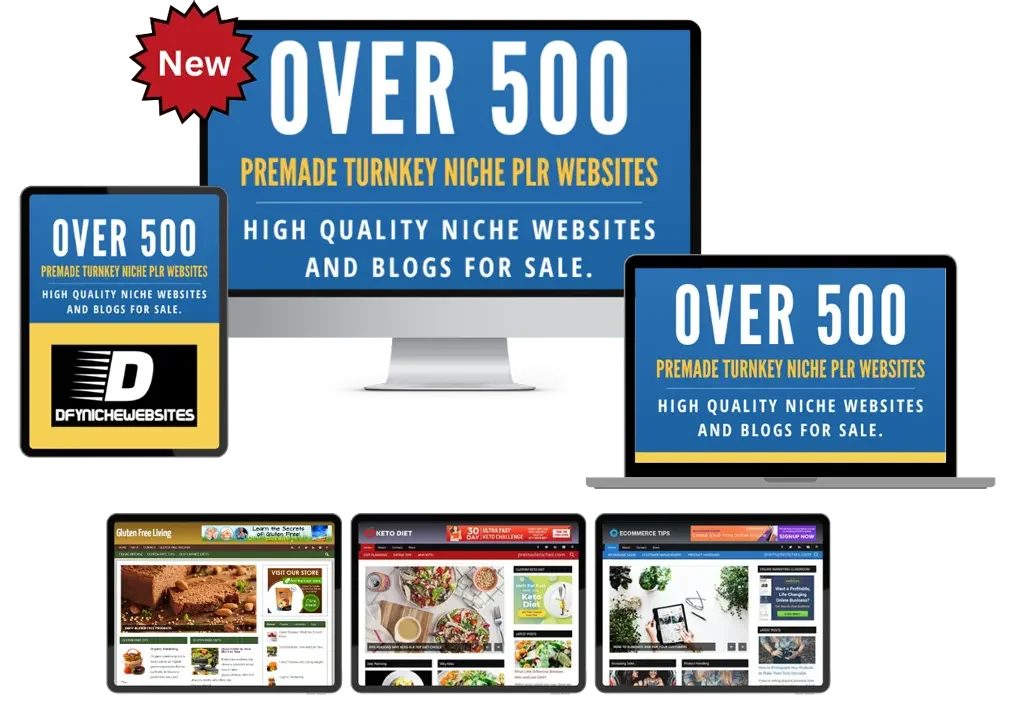 premade niche websites for sale