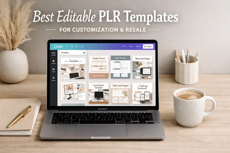 Best editable PLR templates for customization and resale