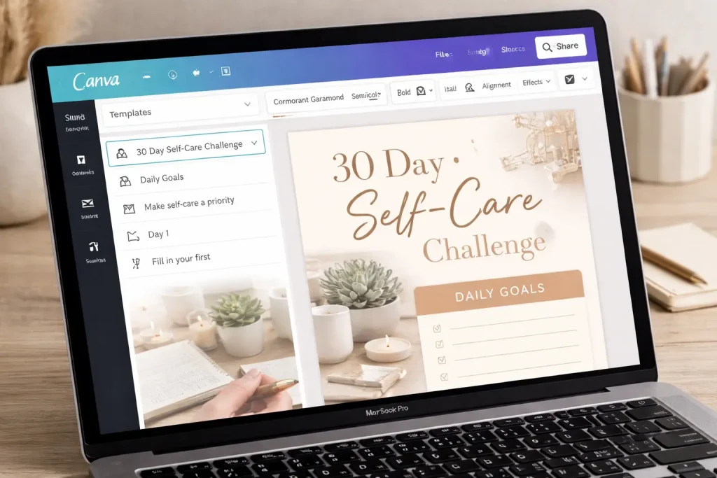 Canva-native editable PLR templates