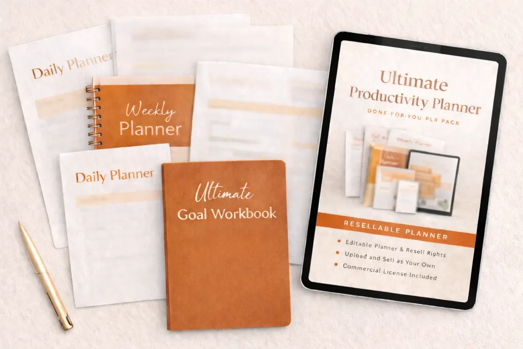 Done-for-you PLR packs ready for resale