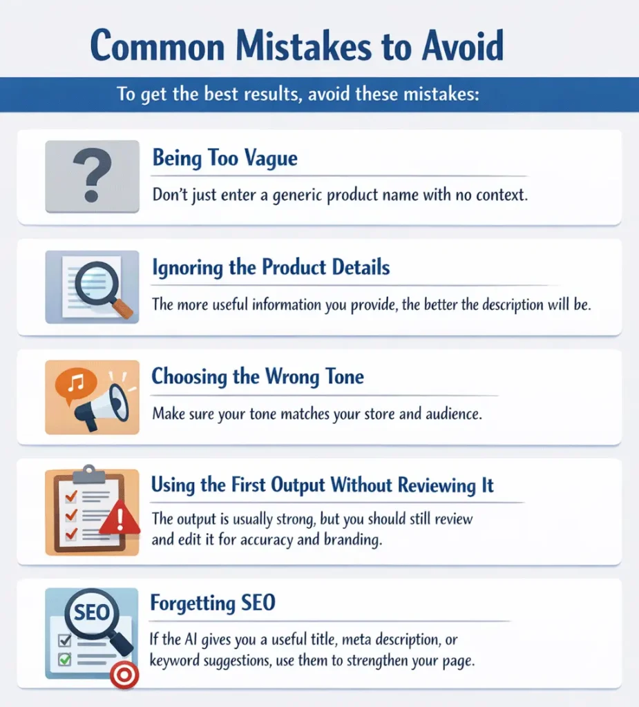 Common Mistakes to Avoid