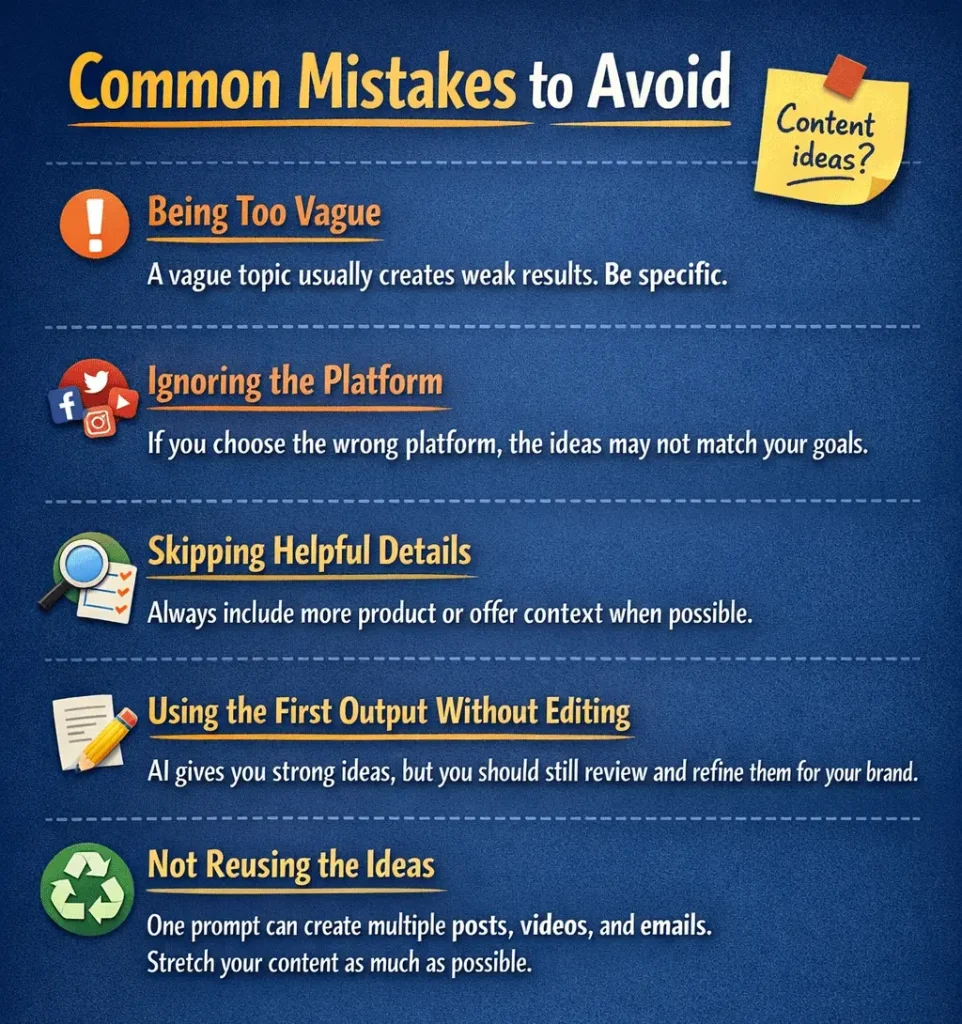 Common Mistakes to Avoid