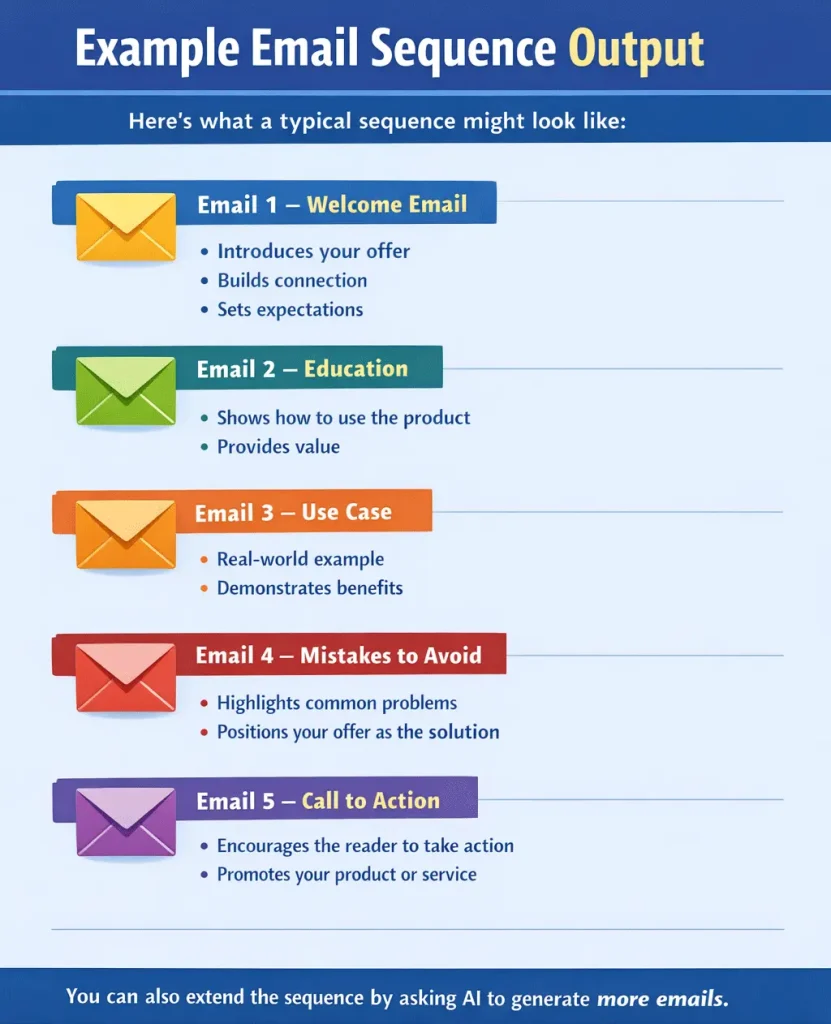 Example Email Sequence Output
