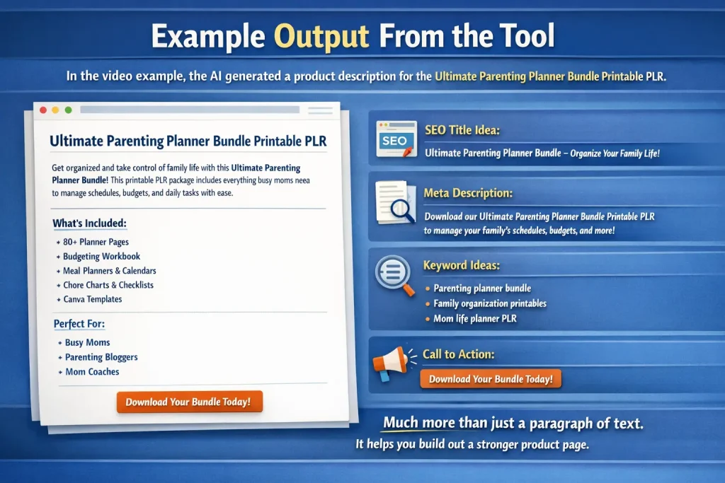 Example Output From the Tool
