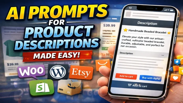 Free AI Prompt Generator Tool for Product Descriptions