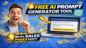 Free AI Prompt Generator Tool for Sales Pages
