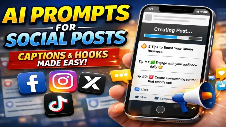 Free AI Prompt Generator Tool for Social Media Content
