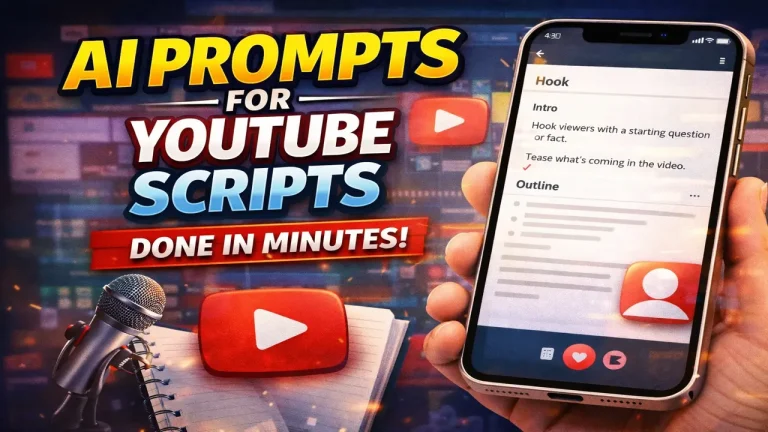 Free AI Prompt Generator Tool for YouTube Scripts