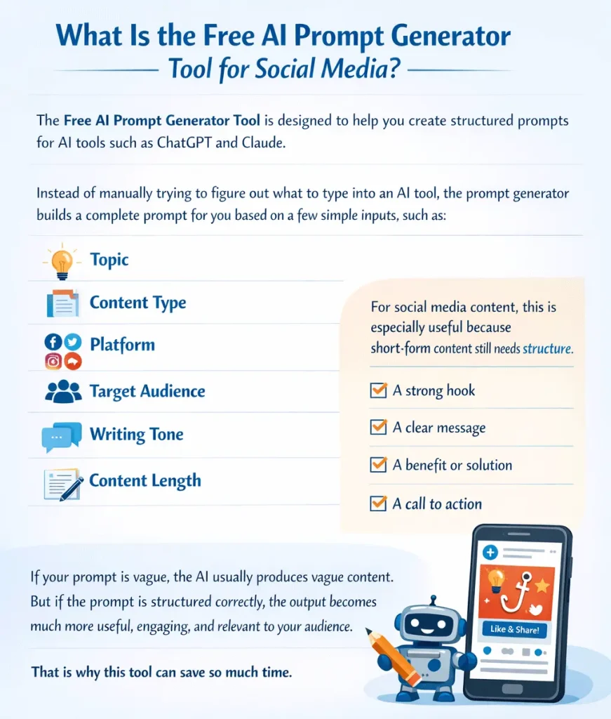 What Is the Free AI Prompt Generator Tool for Social Media