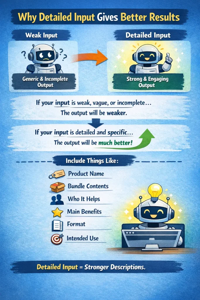 Why Detailed Input Gives Better Results