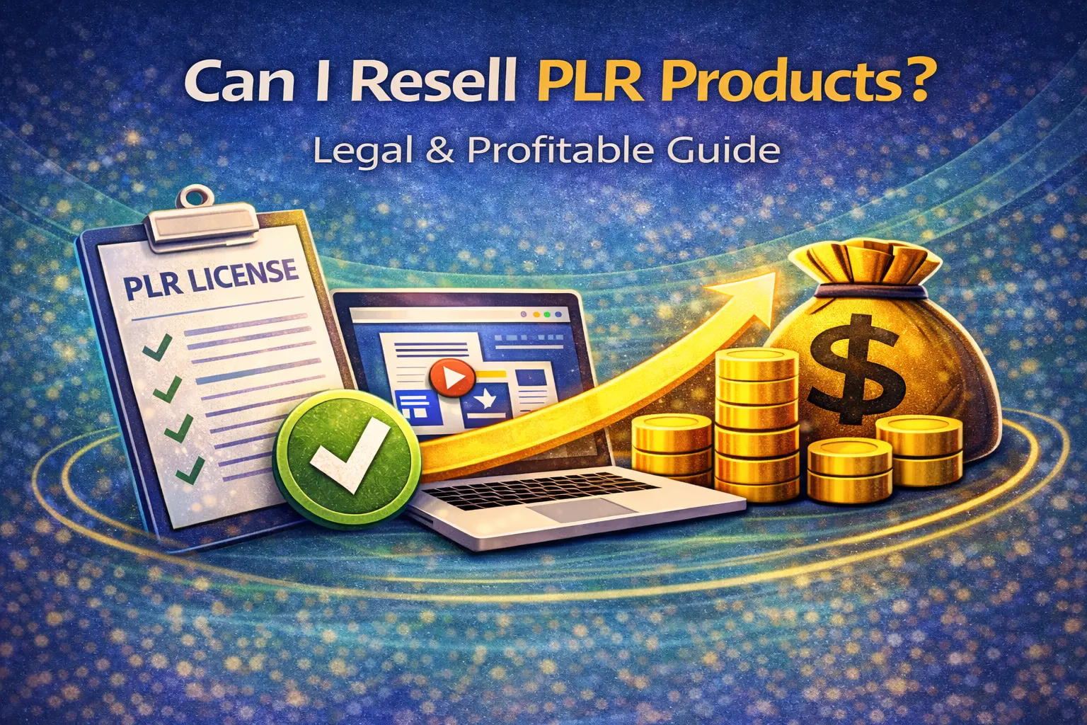 Can I Resell PLR Products