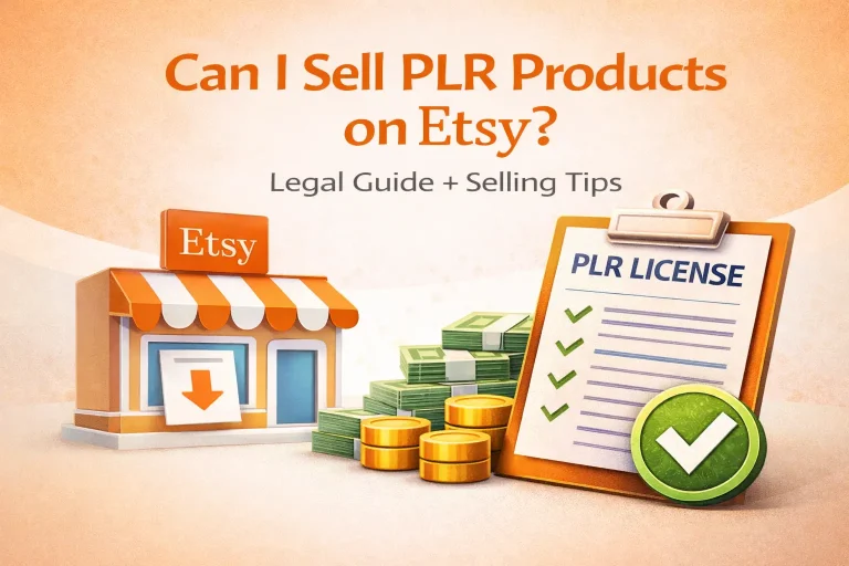 Can I Sell PLR Products on Etsy